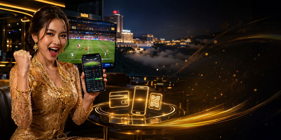 Pemain di Genting Highlands menyemak odds perlawanan sukan sebelum membuat taruhan