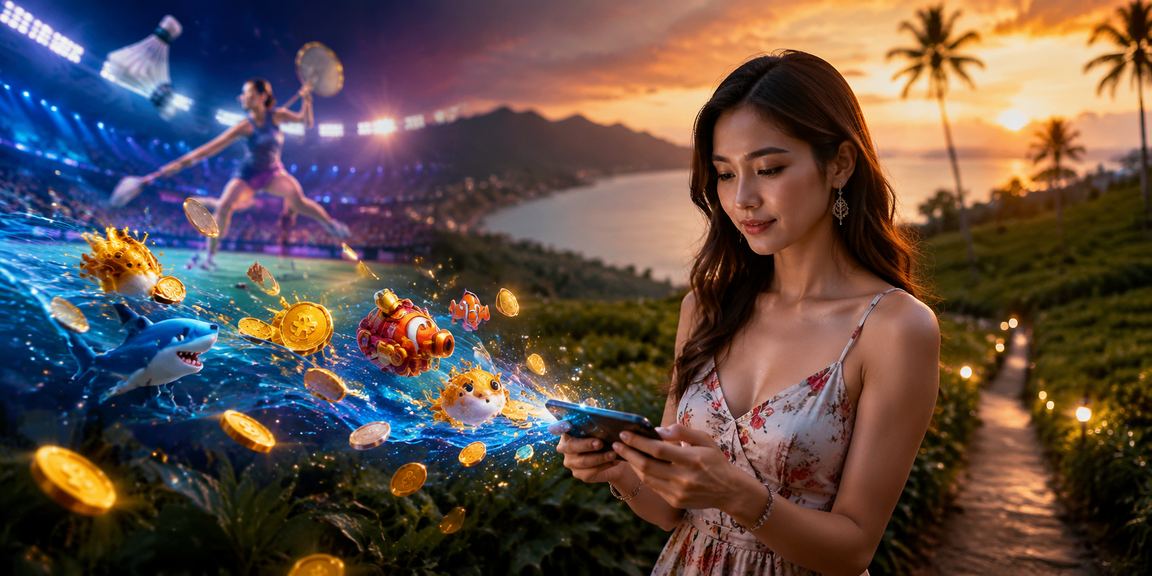 Permainan memancing virtual di Pulau Pinang untuk hiburan segera